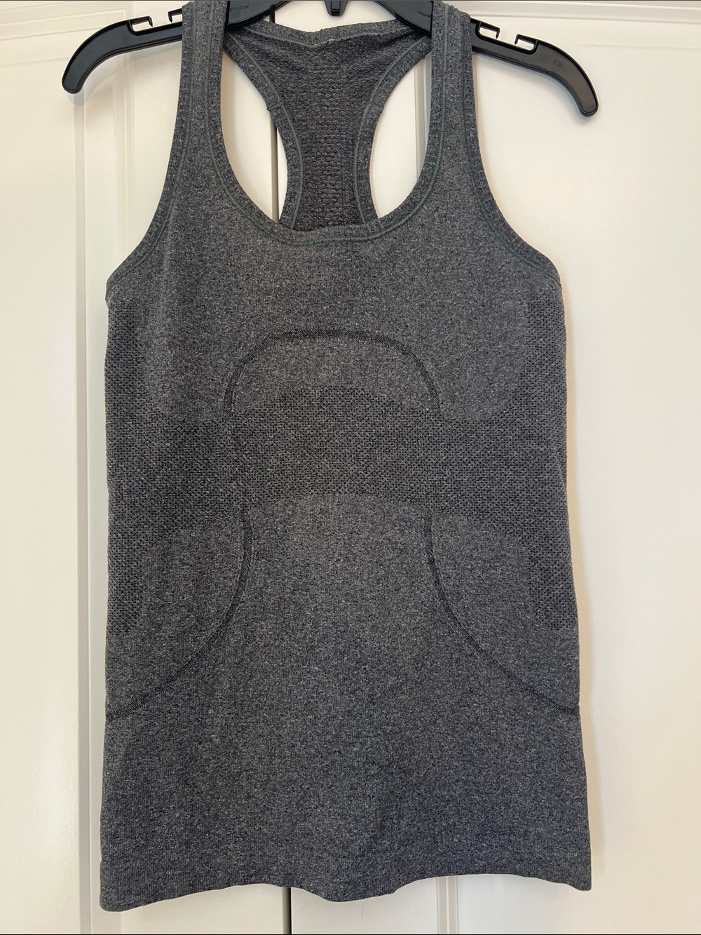 lululemon athletica Charcoal Gray Seamless Racerback Tank